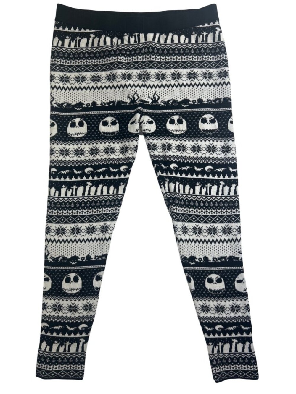 Disney Torrid Nightmare Before Christmas Sweater Leggings 3X Fair Isle Halloween